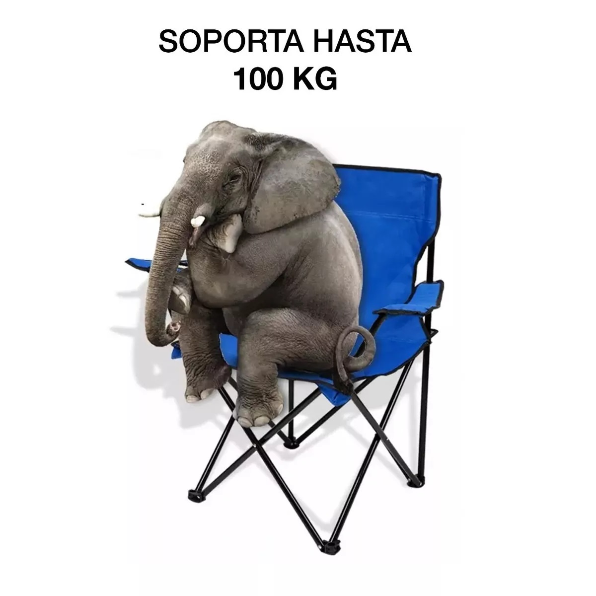 Set 4 Piezas Silla Para Acampar Plegable Camping Playa Y Pesca Rojo