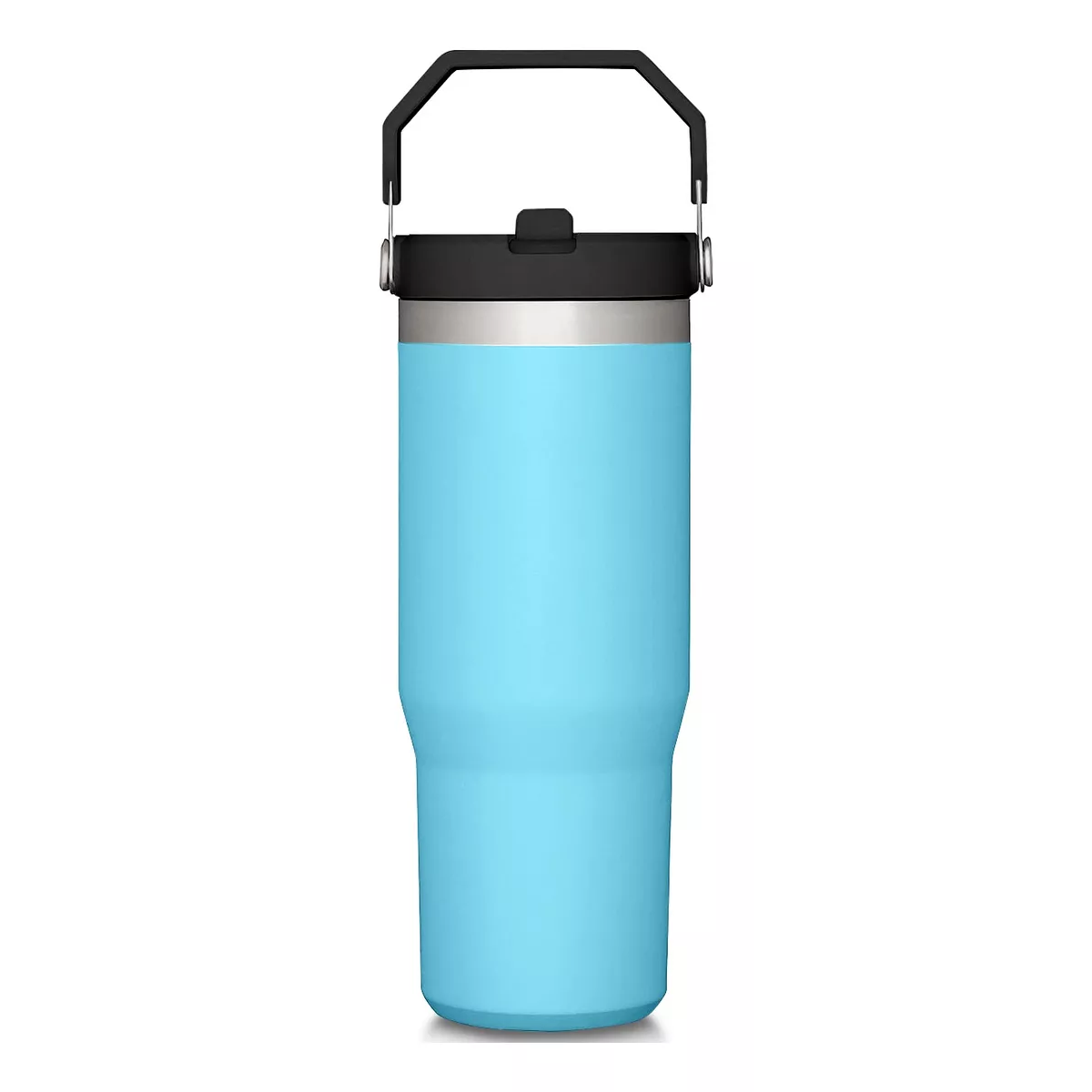 Vaso Térmico De 30oz Acero Inoxidable Con Popote Y Asa Verded