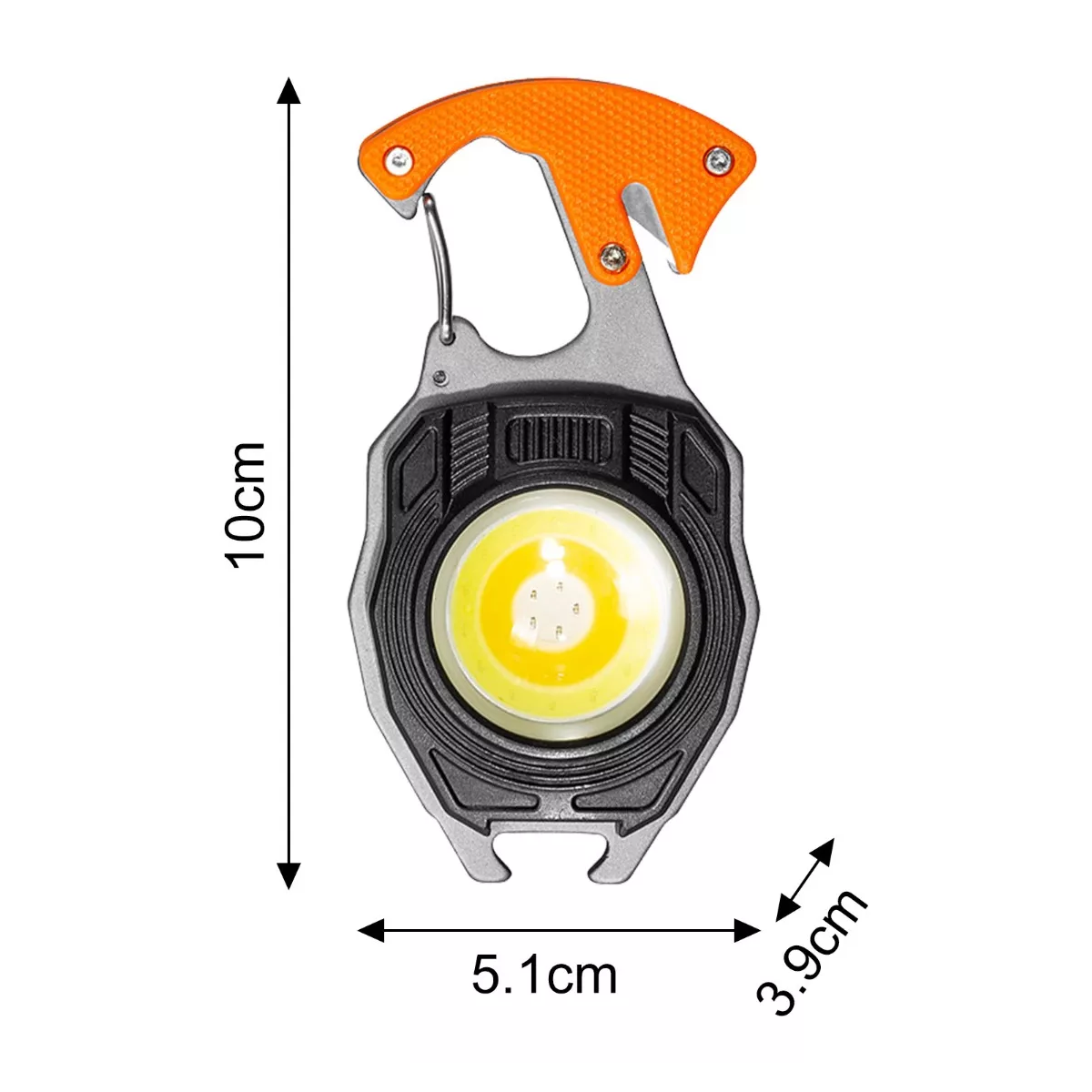 Linterna Led Llavero Portátil Lámpara Táctica Multifunción