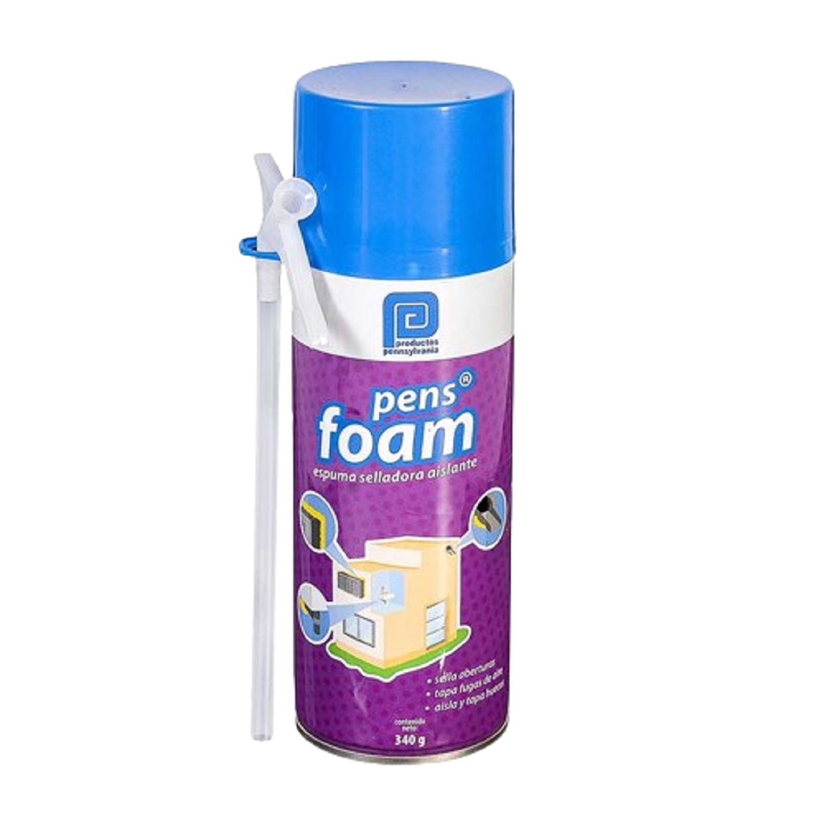 Espuma Expansiva Poliuretano Pens Foam 340 ML 3 Piezas