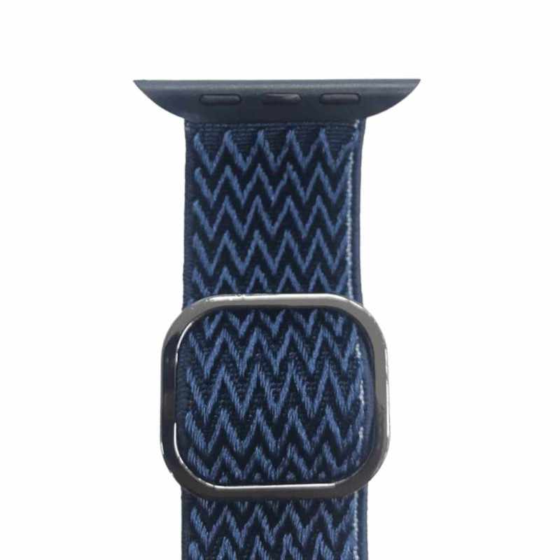Correa Tela 42, 44, 45mm Azul Apple Watch Extensible