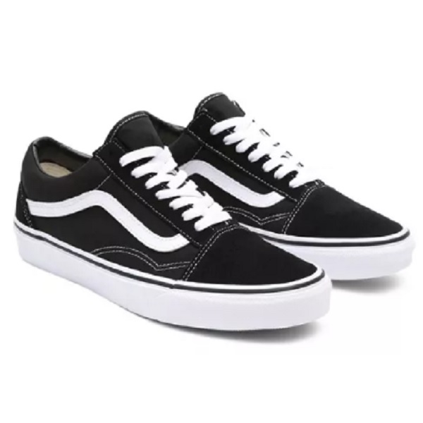 Tenis Vans Old Skool Negro/blanco Hombre.