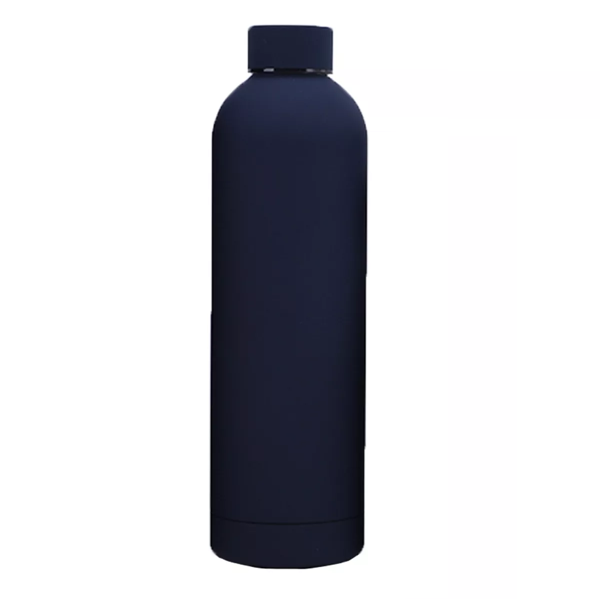 Termo Portátil De Acero Inoxidable 500ml Con Calor/frío Azul Oscuro