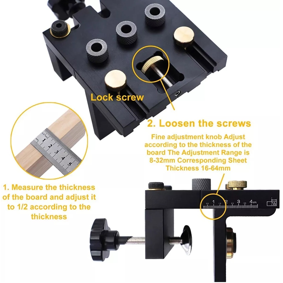 Plantilla Guía Localizador Herramientas P/carpintería Madera