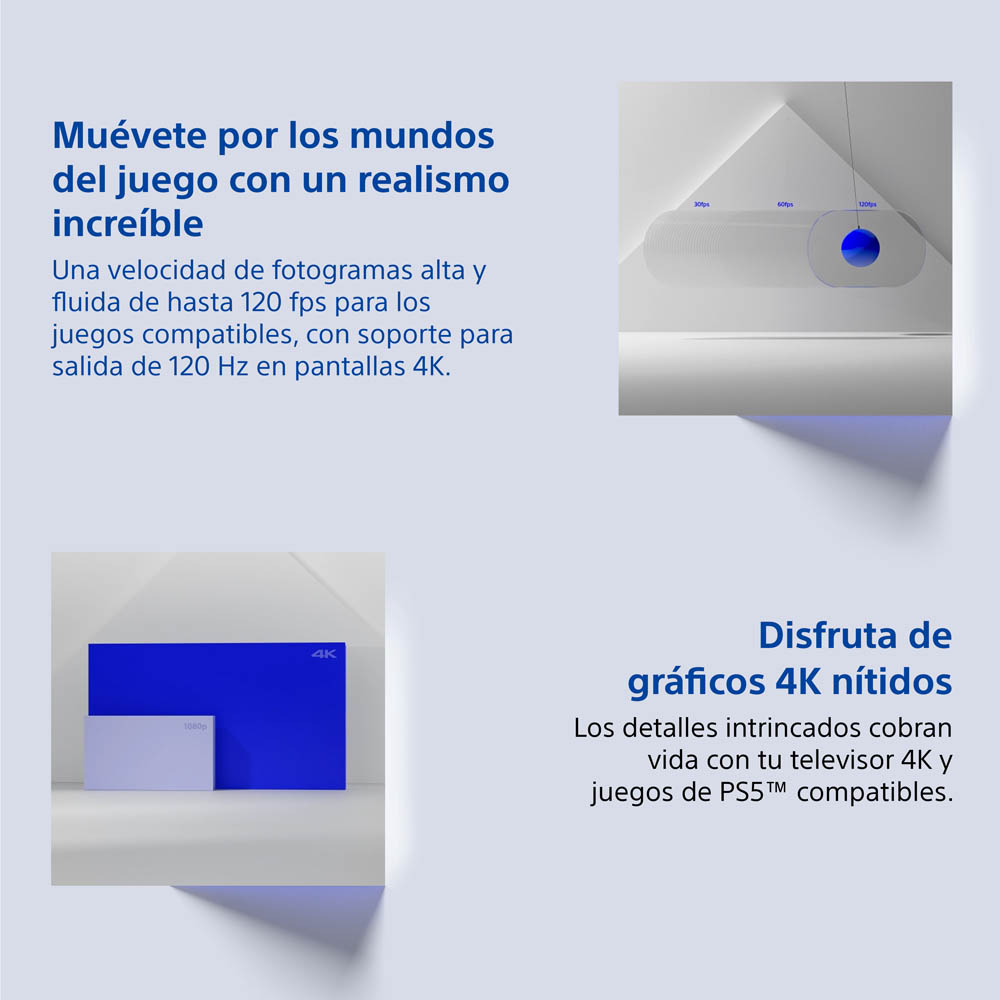 Consola Playstation 5 Slim Edición Estándar Versión Nacional 1 Año de Garantía