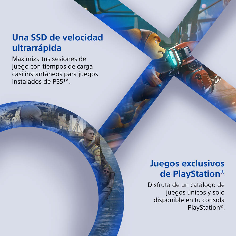 Consola Playstation 5 Slim Edición Estándar Versión Nacional 1 Año de Garantía