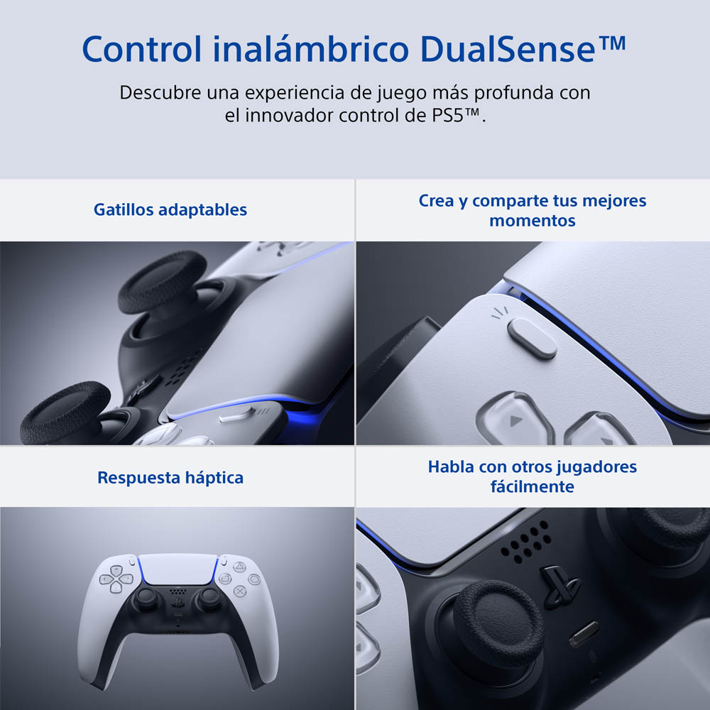 Consola Playstation 5 Slim Edición Estándar Versión Nacional 1 Año de Garantía