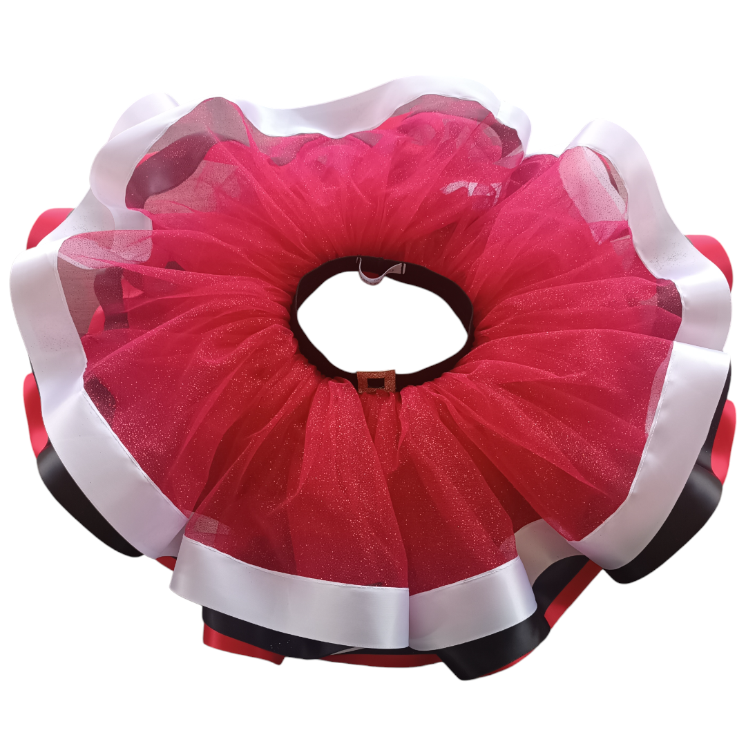 Tutú Deluxe Santa Claus -  Cute as a Bug, falda para niña 