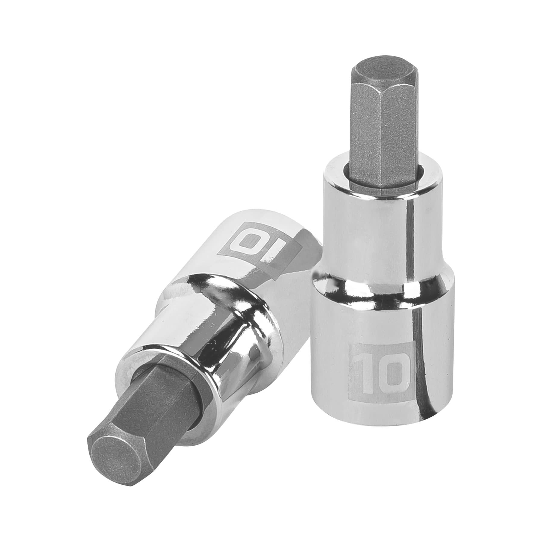 DADO PUNTA HEXAGONAL DE 10 MM, CUADRO 1/2", TRUPER 13283