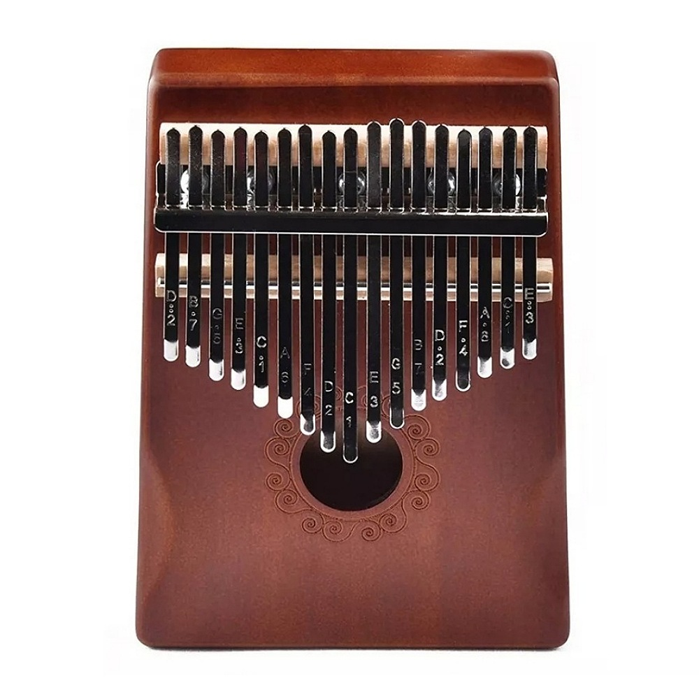 17 Teclas Kalimba Instrumento Musical Madera Piano De Mano