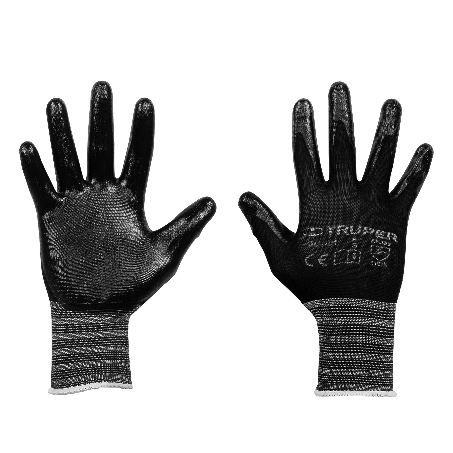 GUANTES DE NYLON RECUBIERTOS DE NITRILO, CH, TRUPER 13293