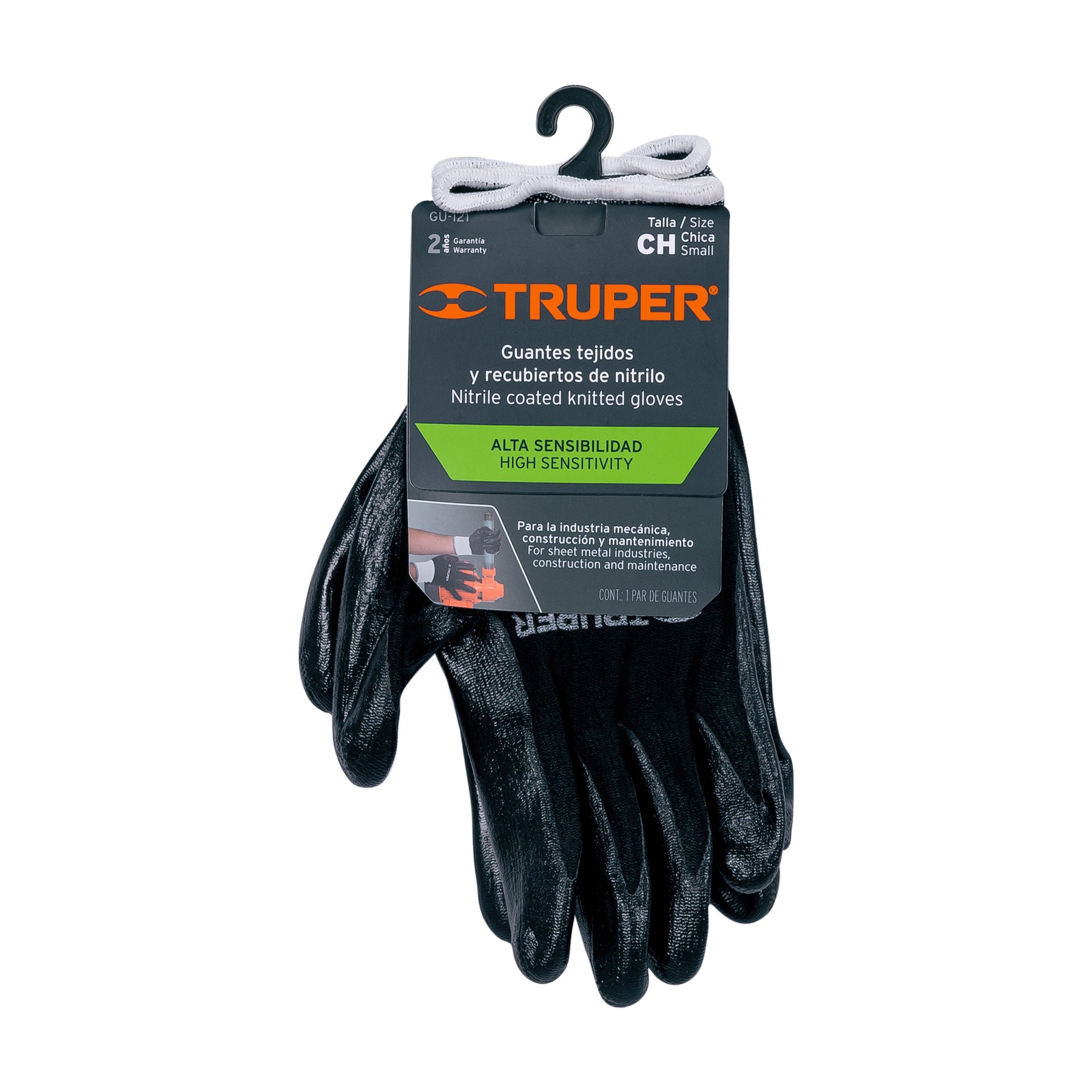 GUANTES DE NYLON RECUBIERTOS DE NITRILO, CH, TRUPER 13293