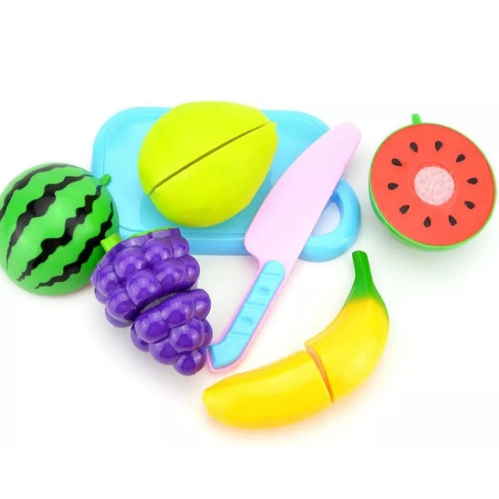 Set 23 Juguetes De Cocina Para Niños Corta Frutas Verduras