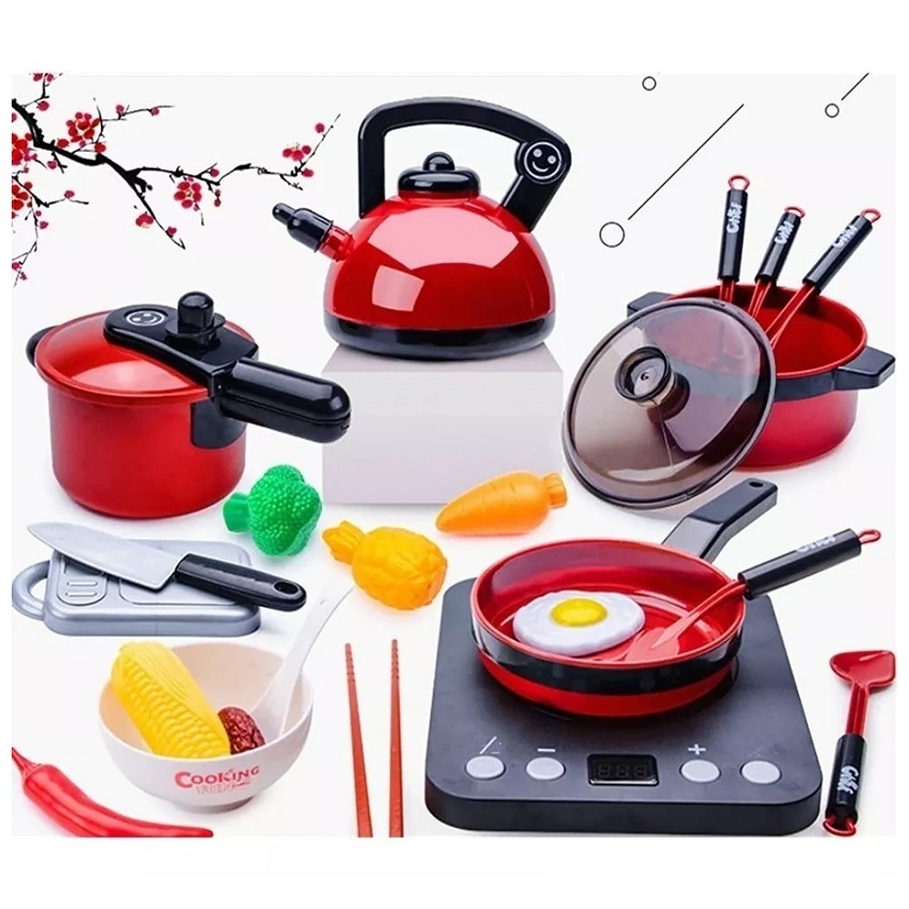 Juguetes De Cocina Para Niños 61 Pzs Utensilios De Simulación