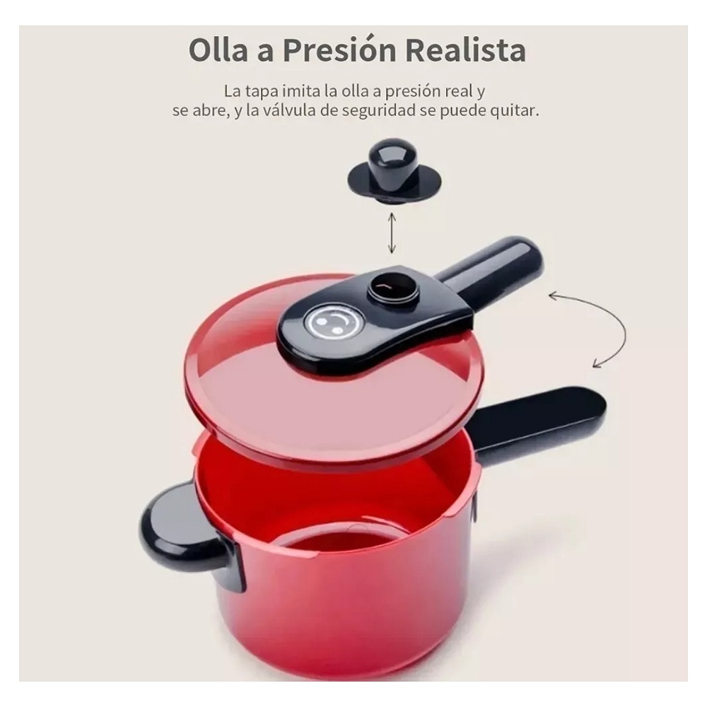 Juguetes De Cocina Para Niños 61 Pzs Utensilios De Simulación
