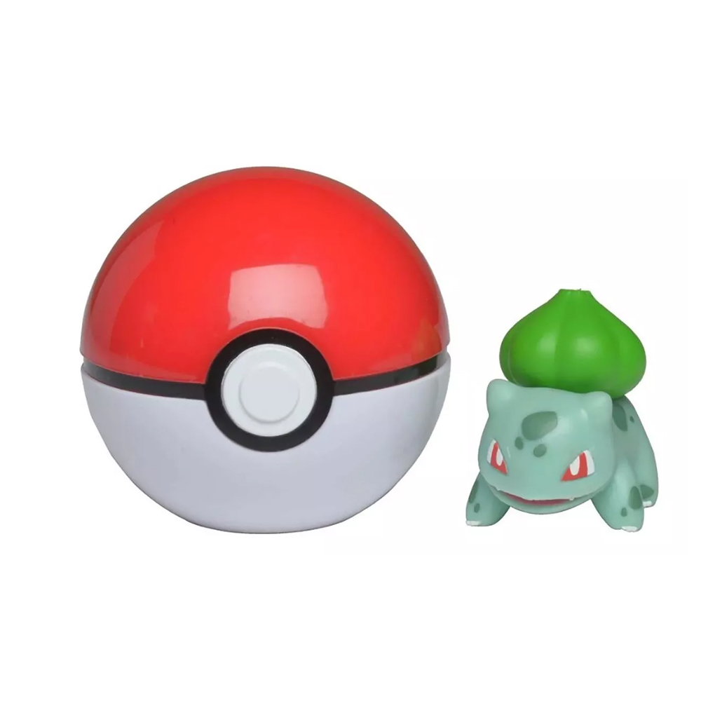 Pokemon Clip N Go Bulbasaur Set cinturon + Pokeball.