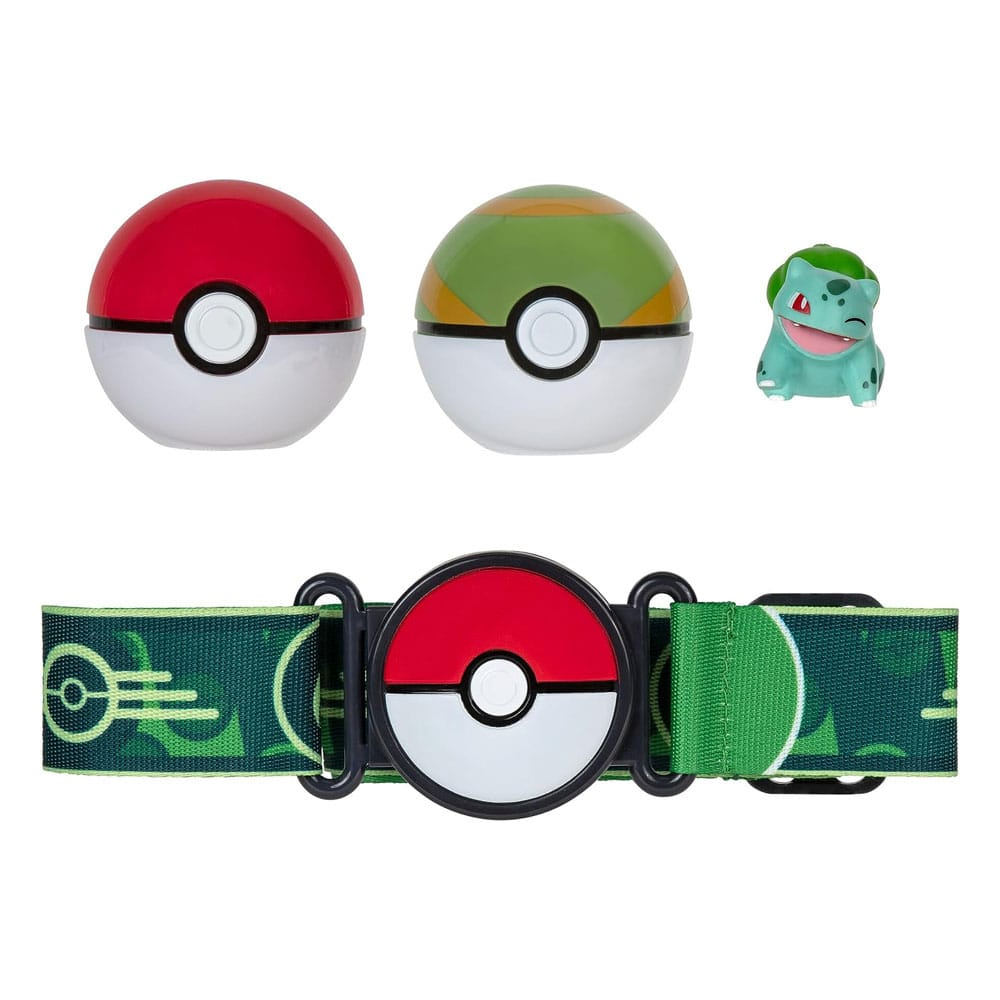 Pokemon Clip N Go Bulbasaur Set cinturon + Pokeball.