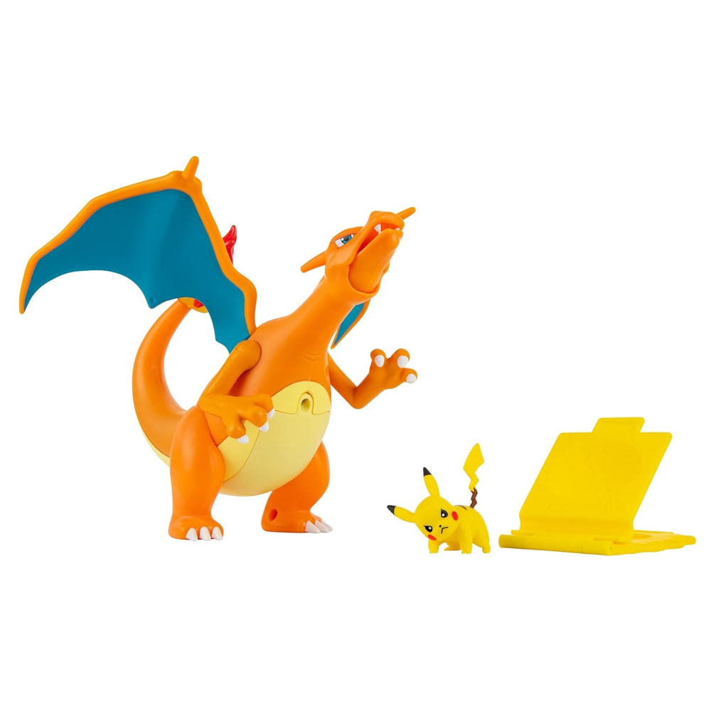 Pokemon Charizar + Pikachu  Delux Flame Flight
