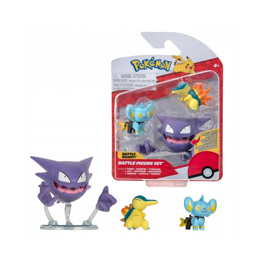 Pokemon Shinx + Haunter + Cyndaquil