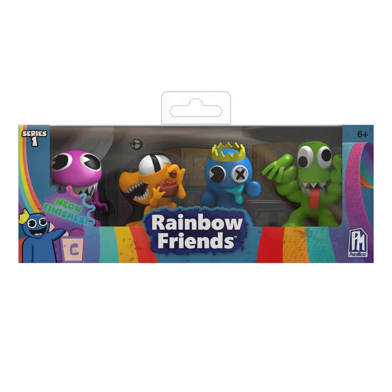 Rainbow Friends Finales Neon Set 4 Figuras Series 1