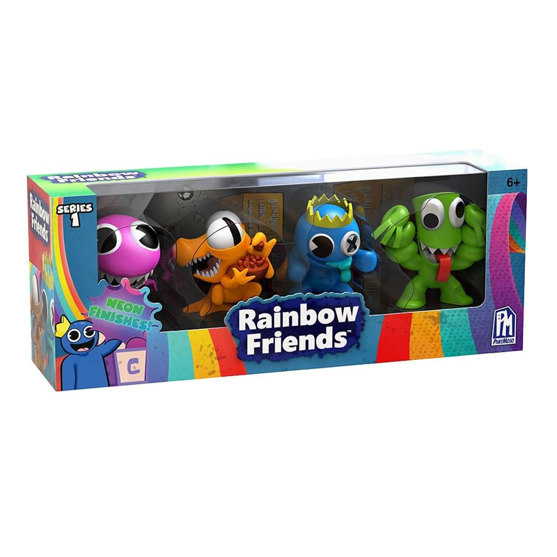 Rainbow Friends Finales Neon Set 4 Figuras Series 1