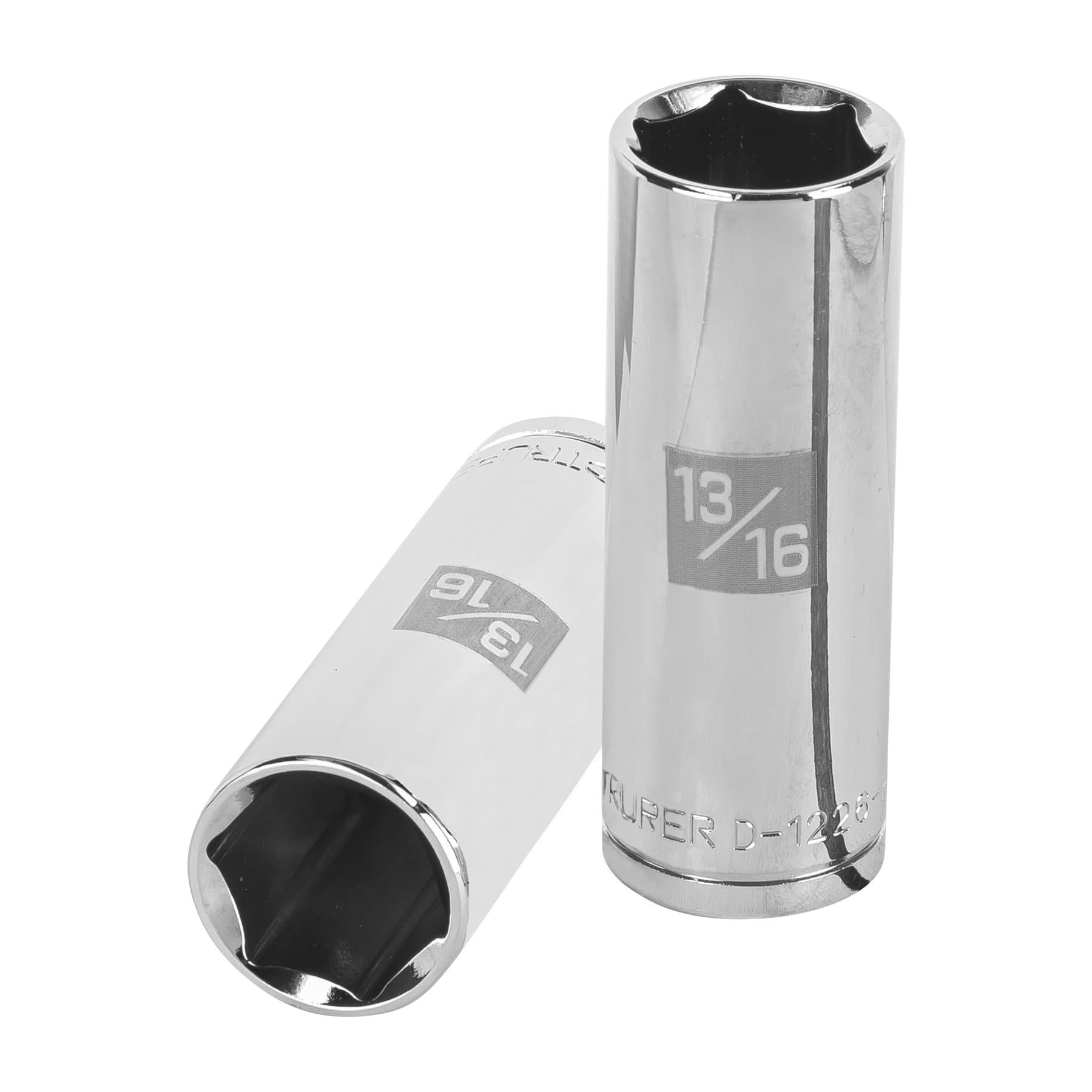 DADO LARGO DE 13/16", 6 PUNTAS, CUADRO 1/2", TRUPER 13330