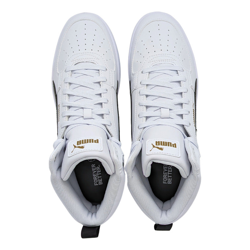 Tenis Puma Caven 2.0 Mid Blanco-negro 392291 03 Para Hombre 