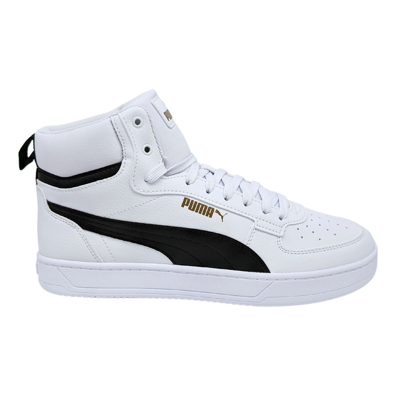 Tenis Puma Caven 2.0 Mid Blanco-negro 392291 03 Para Hombre 