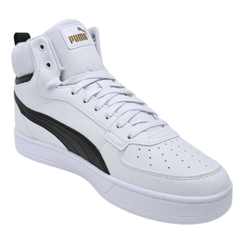 Tenis Puma Caven 2.0 Mid Blanco-negro 392291 03 Para Hombre 