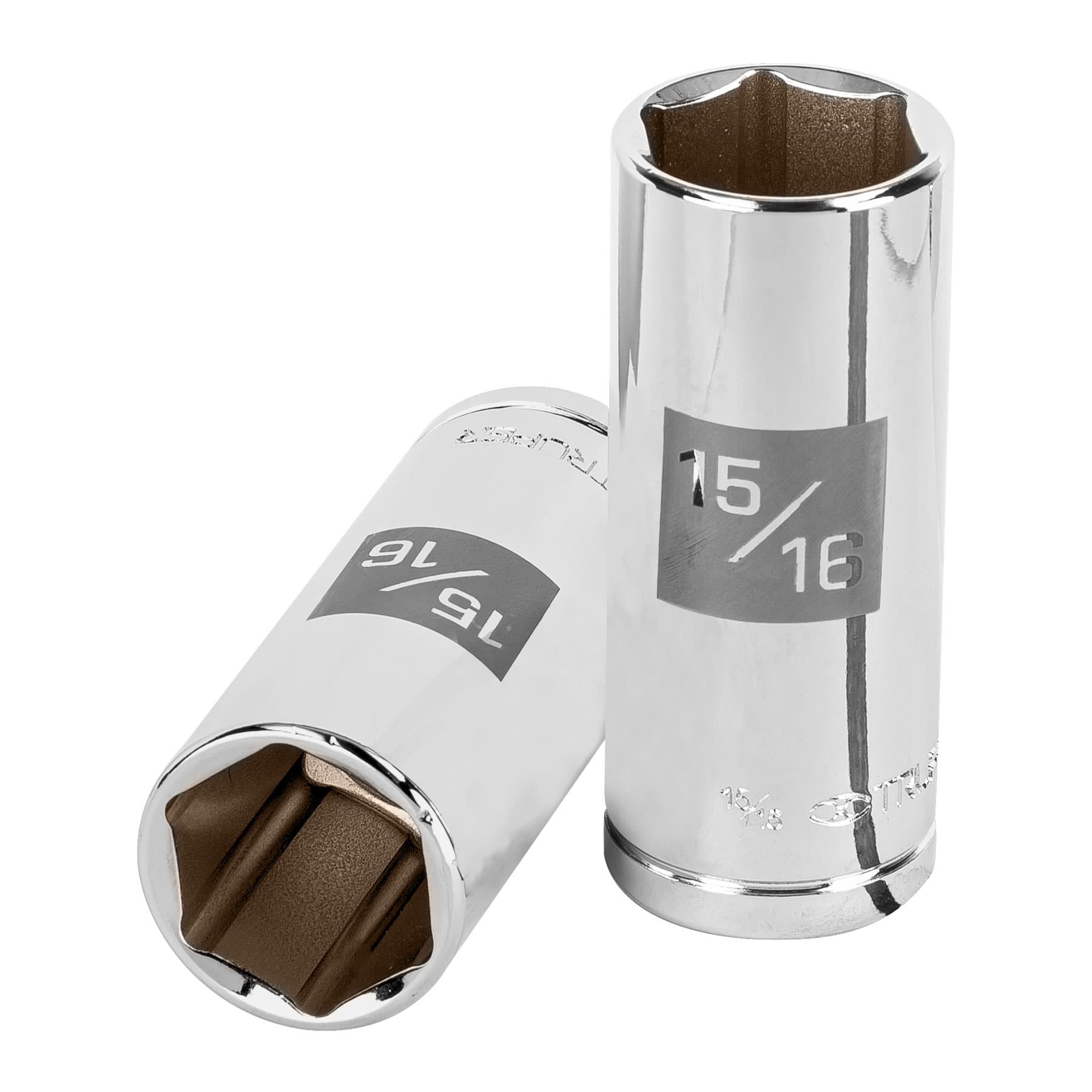 DADO LARGO DE 15/16", 6 PUNTAS, CUADRO 1/2", TRUPER 13332