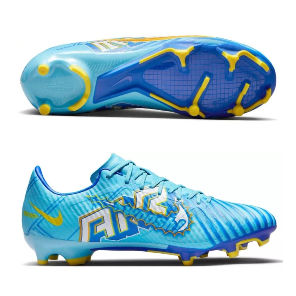 Tenis Nike de futbol Zoom Vapor 15 Academy Azul-Hombre DV0707-400