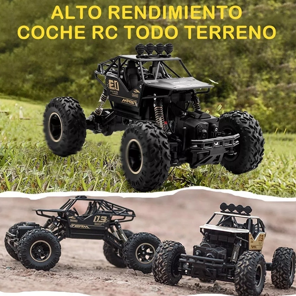 Juguete Carros Control Remoto Escalada 4x4 29cm + 2 Baterías