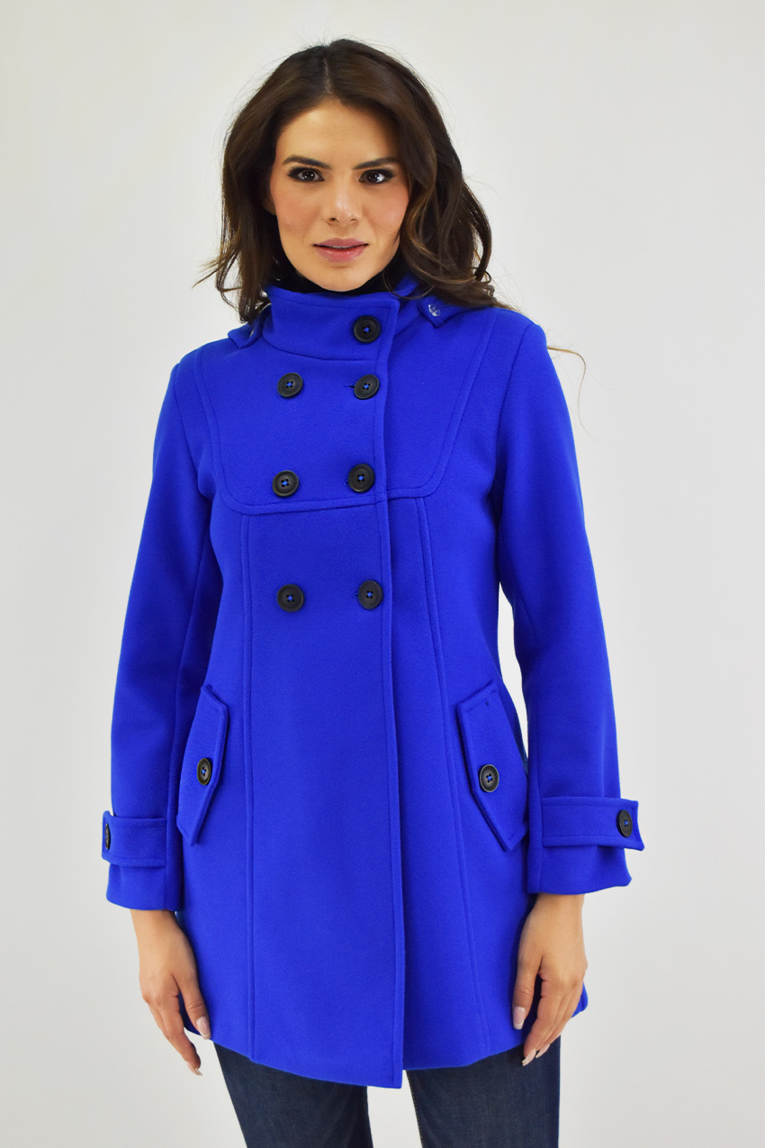 Abrigo con capucha Roman Fashion /Juvenil, 1020 (Azul rey) 