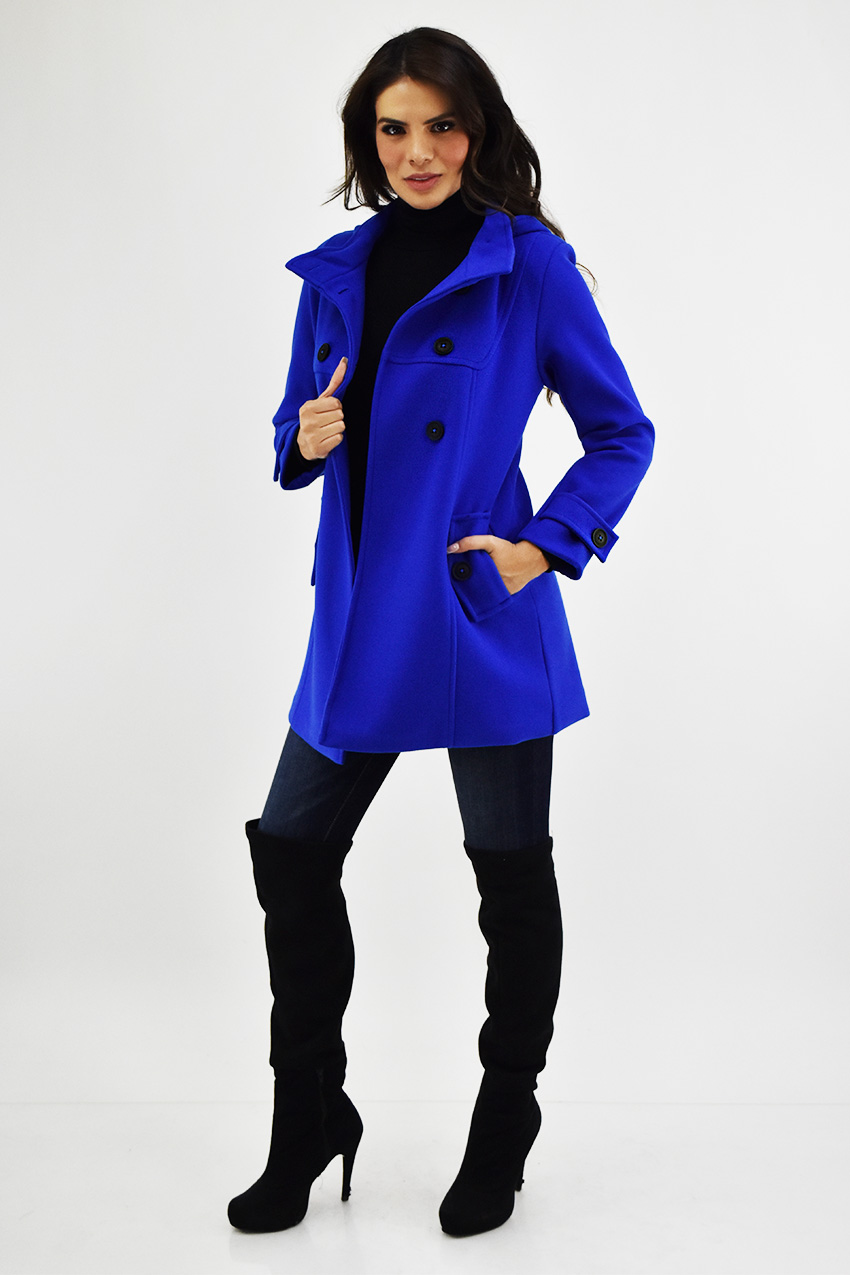 Abrigo con capucha Roman Fashion /Juvenil, 1020 (Azul rey) 