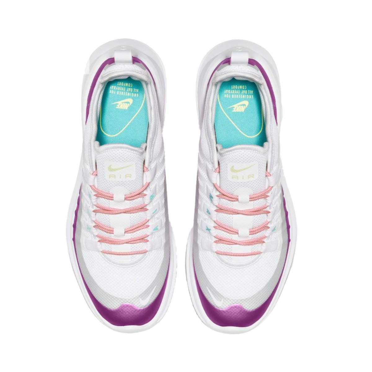TENIS NIKE AIR MAX AXIS BLANCO-MORADO PARA DAMA AA2168-104