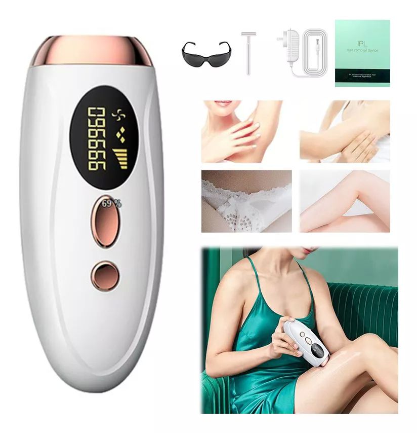 Depiladora laser permanente IPL  para cuerpo y cara