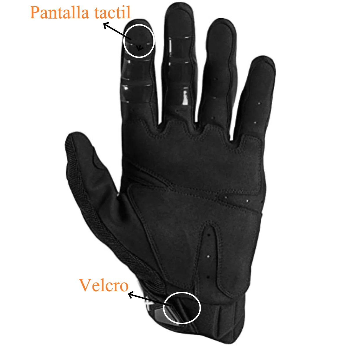 Guantes deportes al aire libre ciclismo carreras motocicleta azul cómodos transpirables táctico