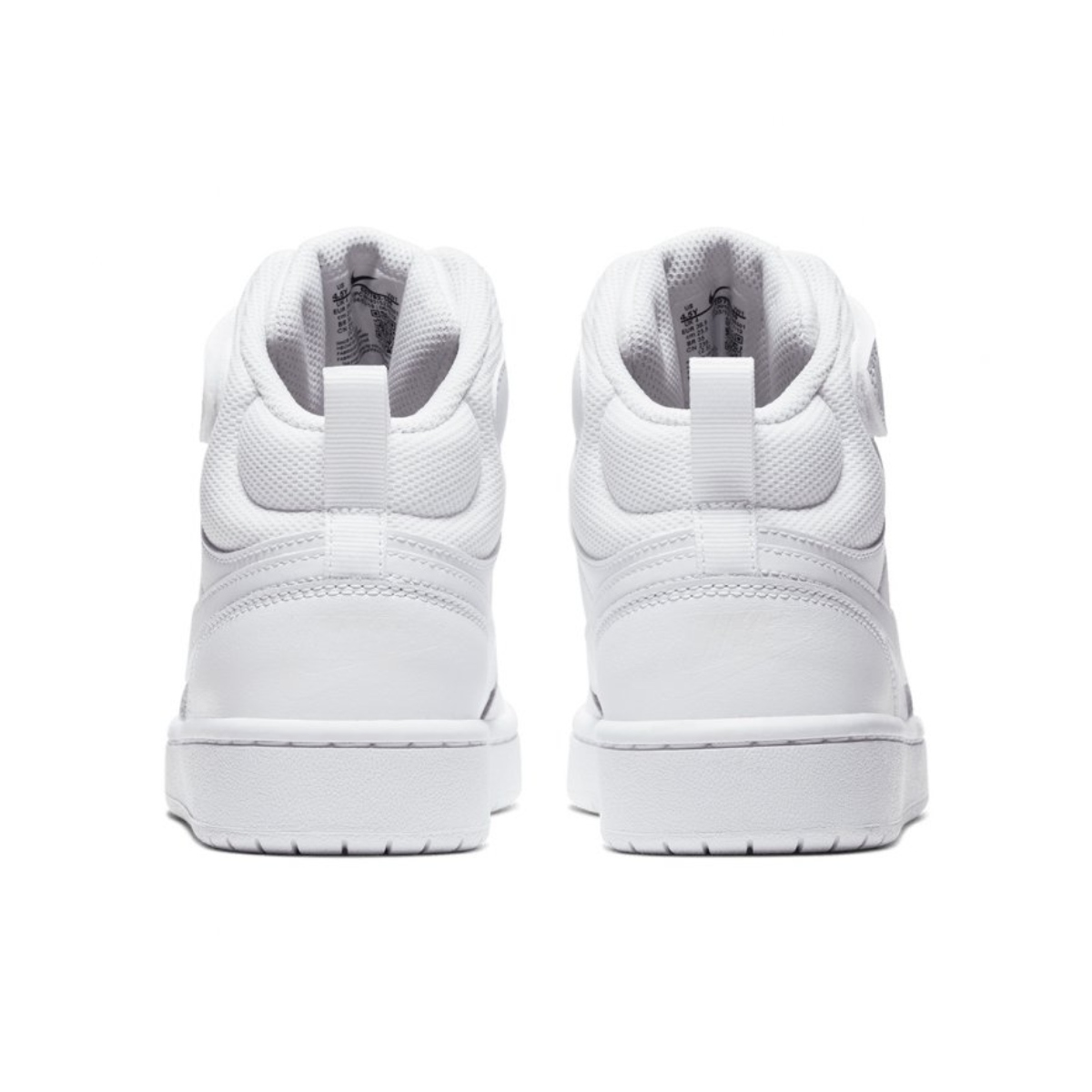 Tenis Casual Nike Court Borough Mid Blanco De Bota Unisex CD7782-100