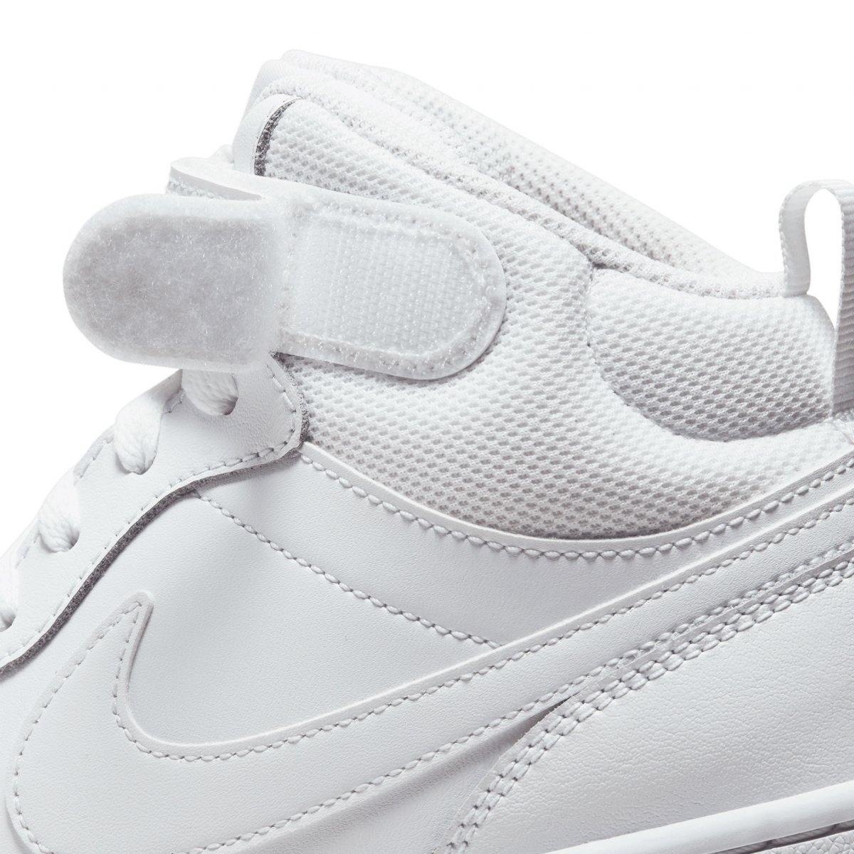 Tenis Casual Nike Court Borough Mid Blanco De Bota Unisex CD7782-100