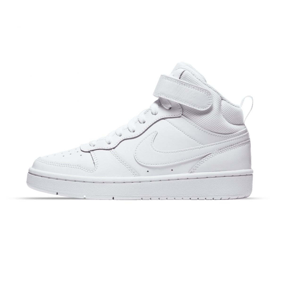 Tenis Casual Nike Court Borough Mid Blanco De Bota Unisex CD7782-100