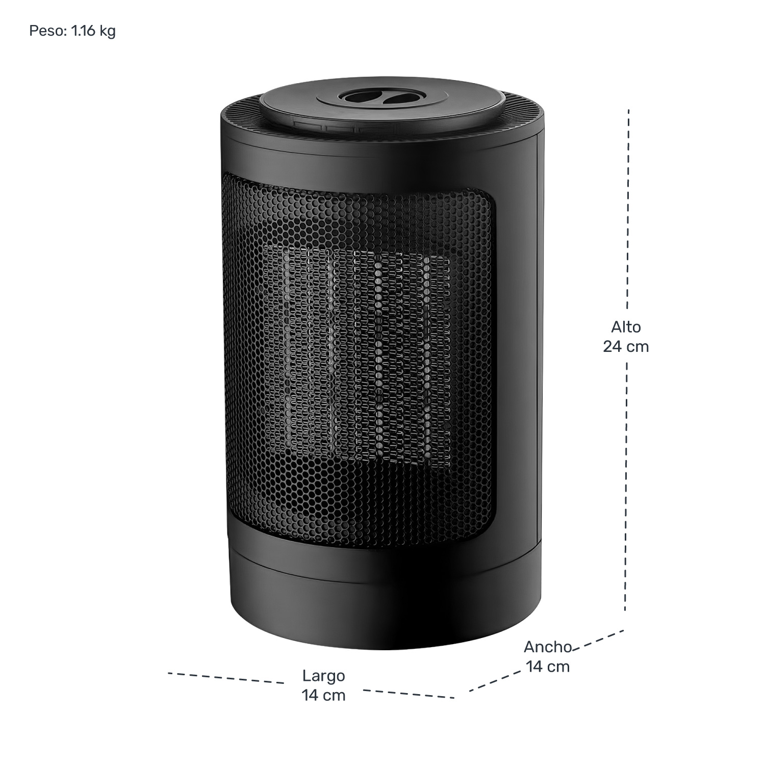 Mini Calentador Calefactor Ventilador Portatil 1500w