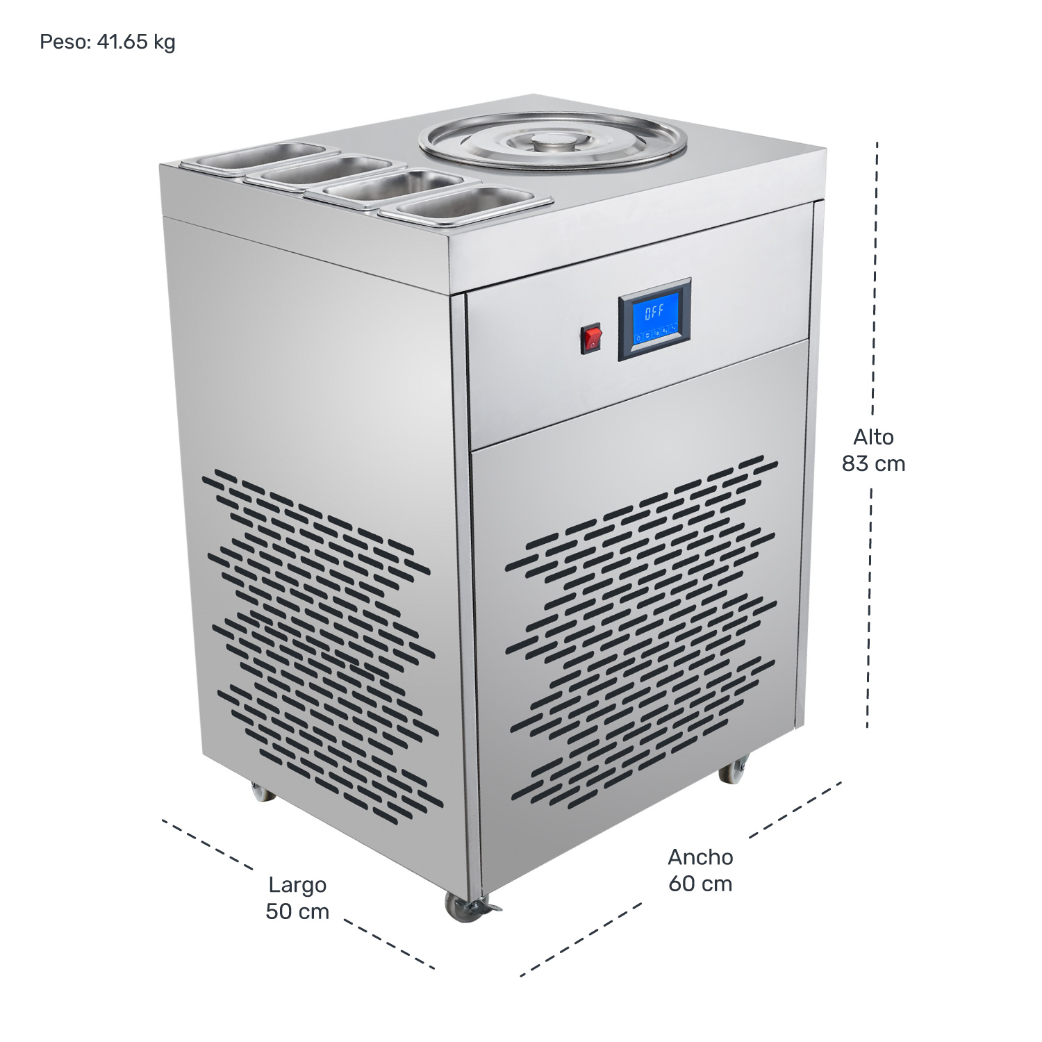 Maquina Helado Duro Nieve Comercial Negocio Industrial