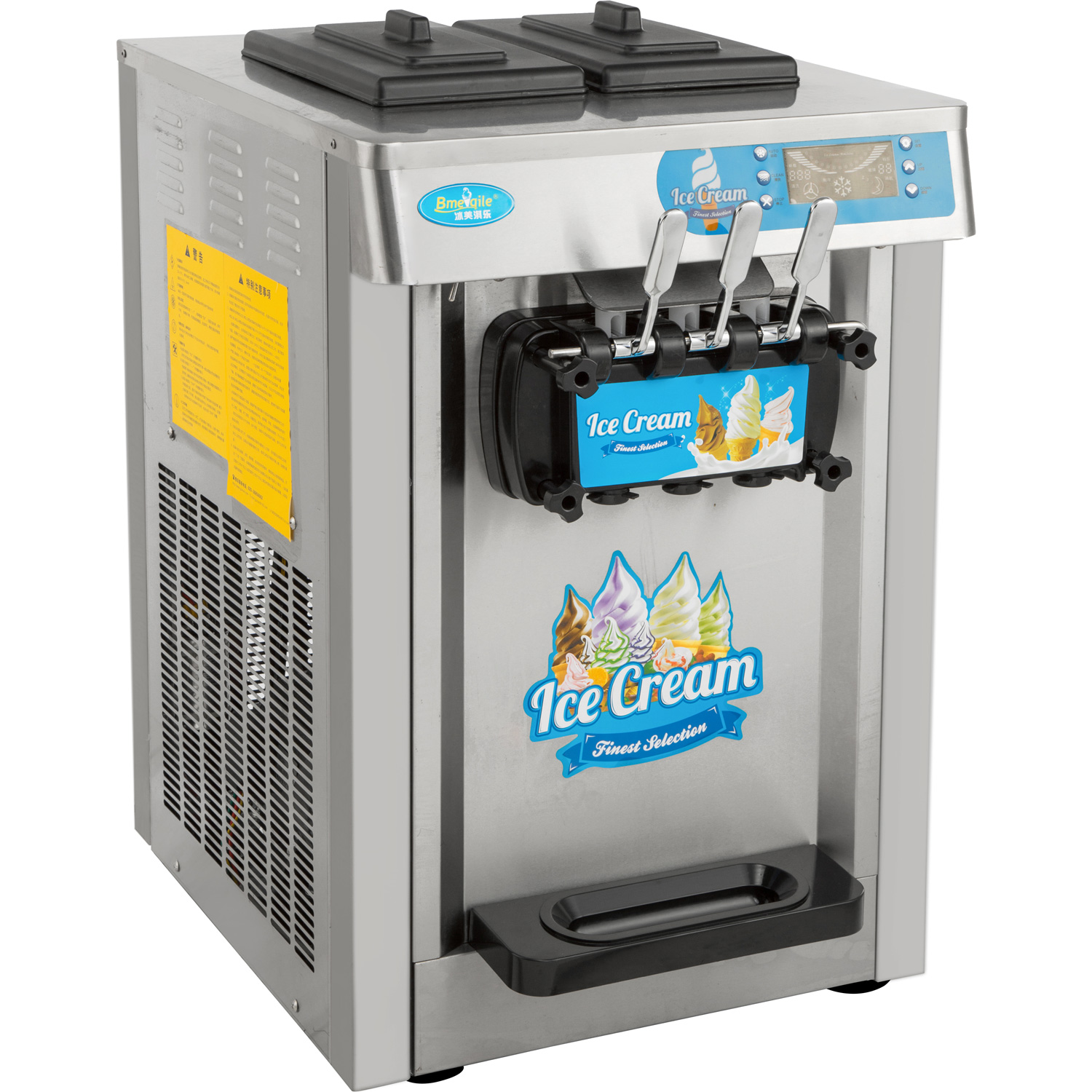 Maquina Helado Suave Yogurt Nieve Comercial 3 Sabores