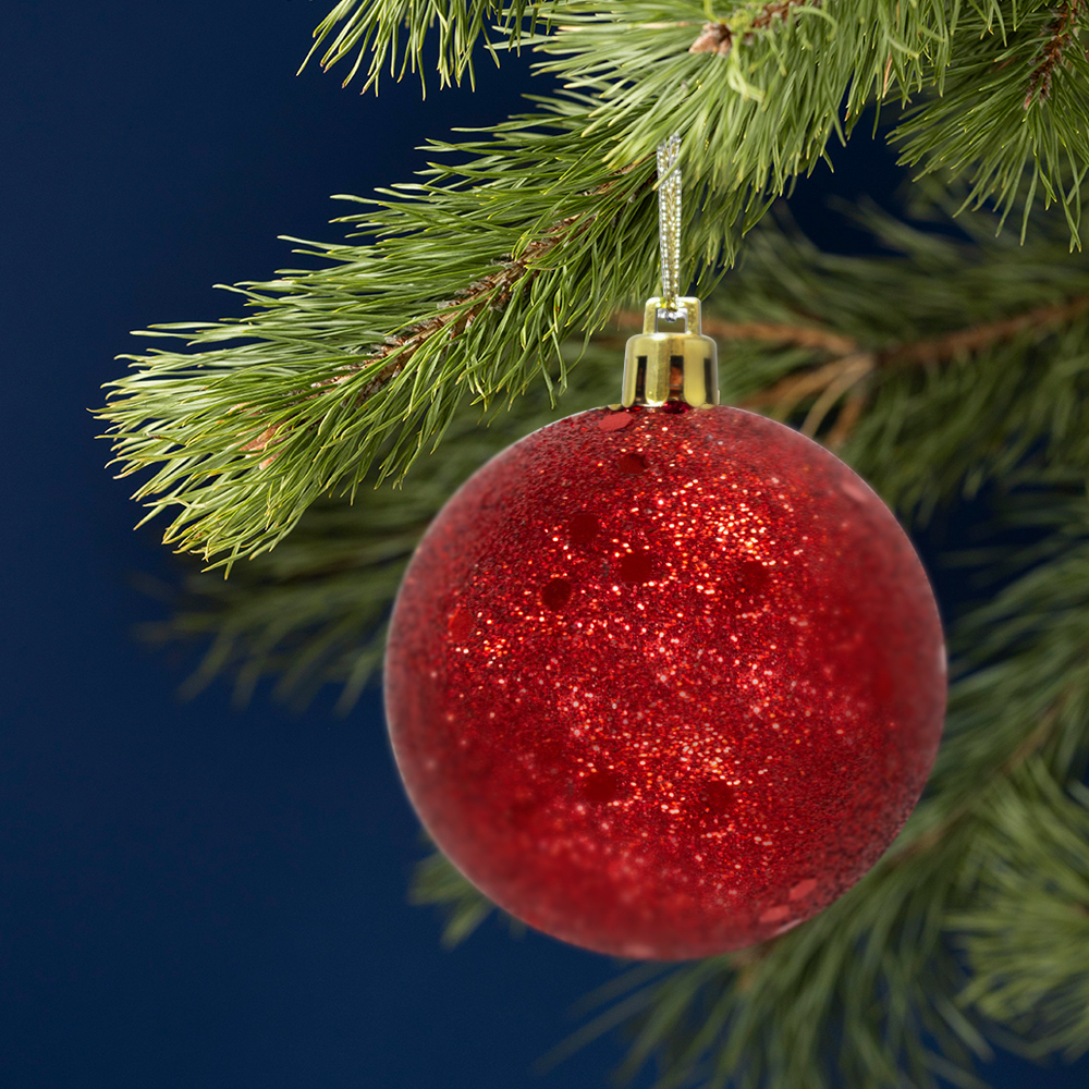 Importadora la Merced Esferas Navideñas Grandes De plástico 20 Piezas 9 Cm Decoración Colgante Adornos para Árbol Navidad Juego de Adornos Navidad Esferas económicas