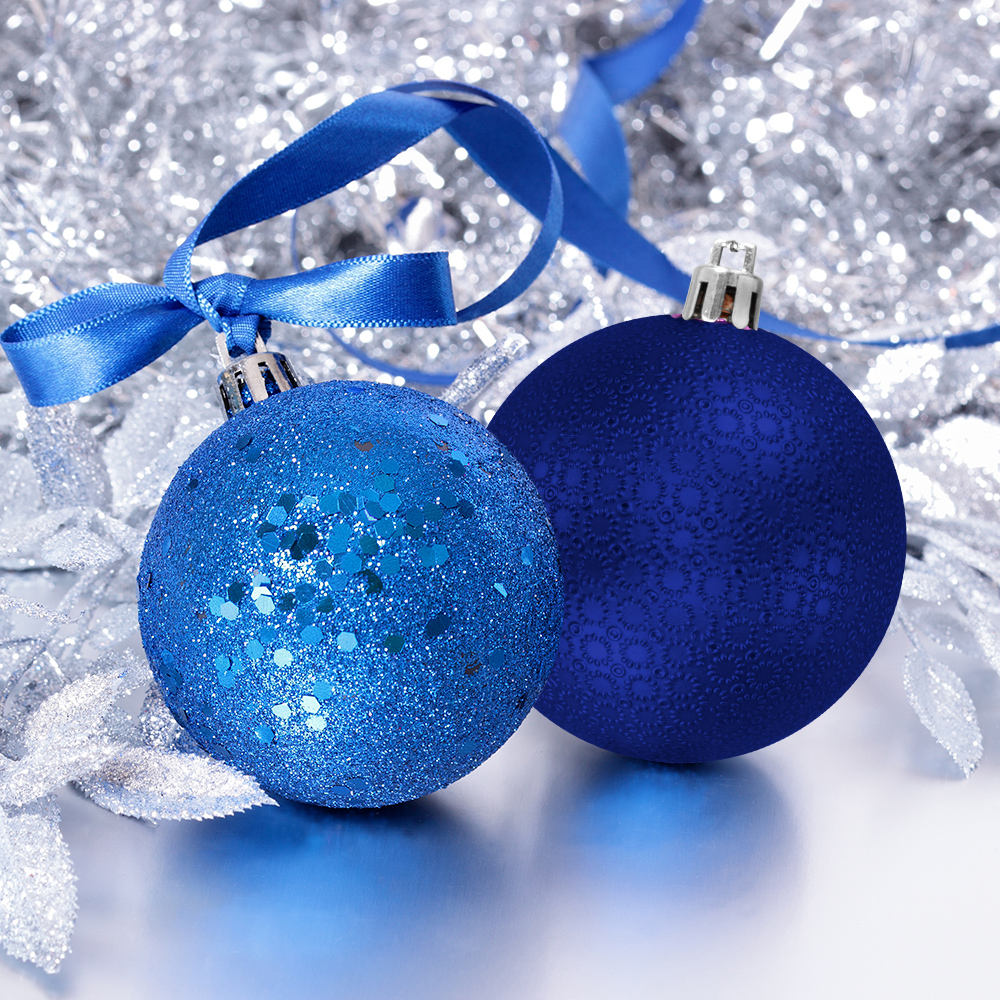 Importadora la Merced Esferas Navideñas Grandes De plástico 20 Piezas 9 Cm Decoración Colgante Adornos para Árbol Navidad Juego de Adornos Navidad Esferas económicas