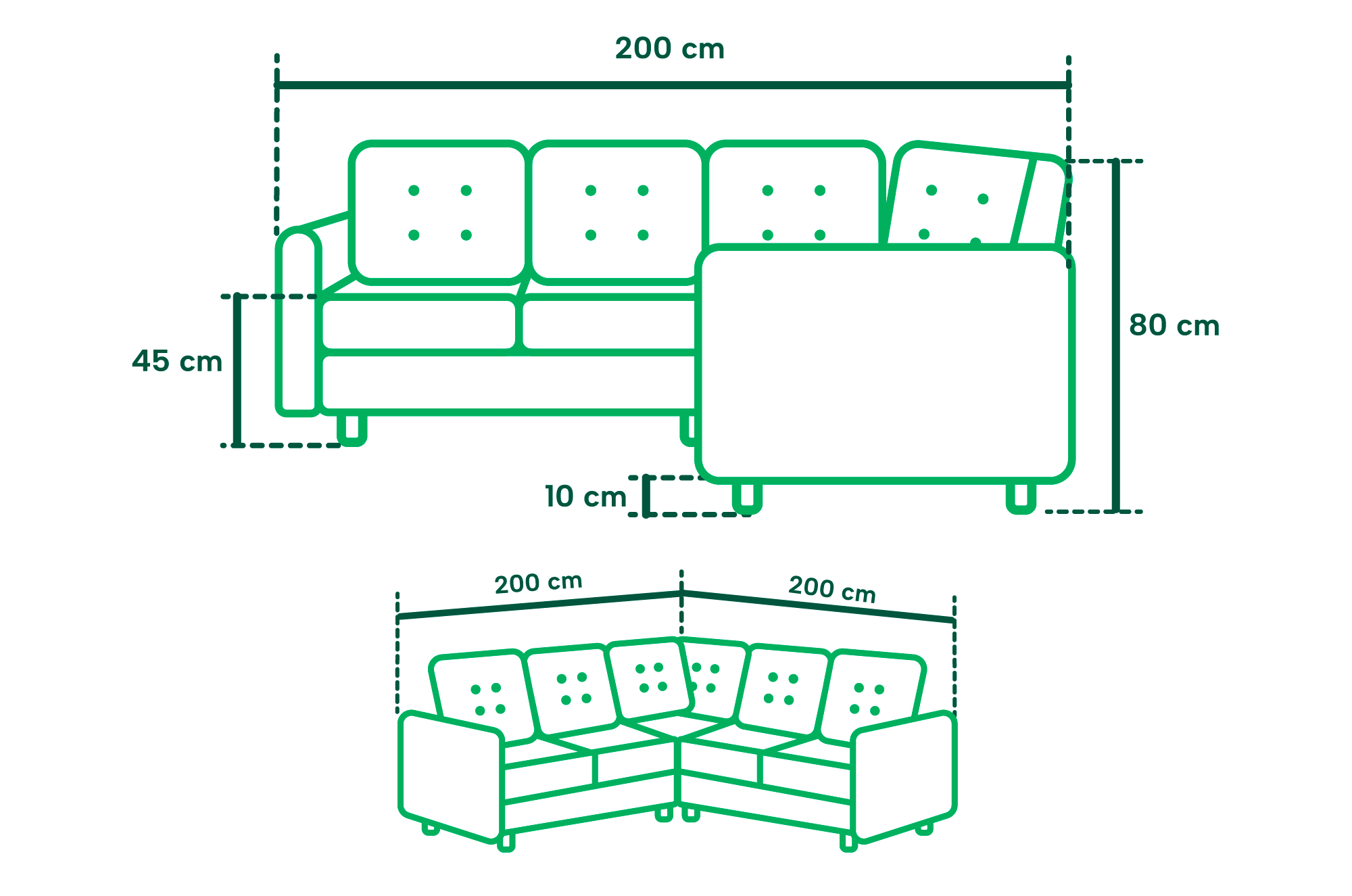 Sala Modular Makora Astori Gris Claro con Tecnología Beehive Airflex Foam Reversible Tela Velvet
