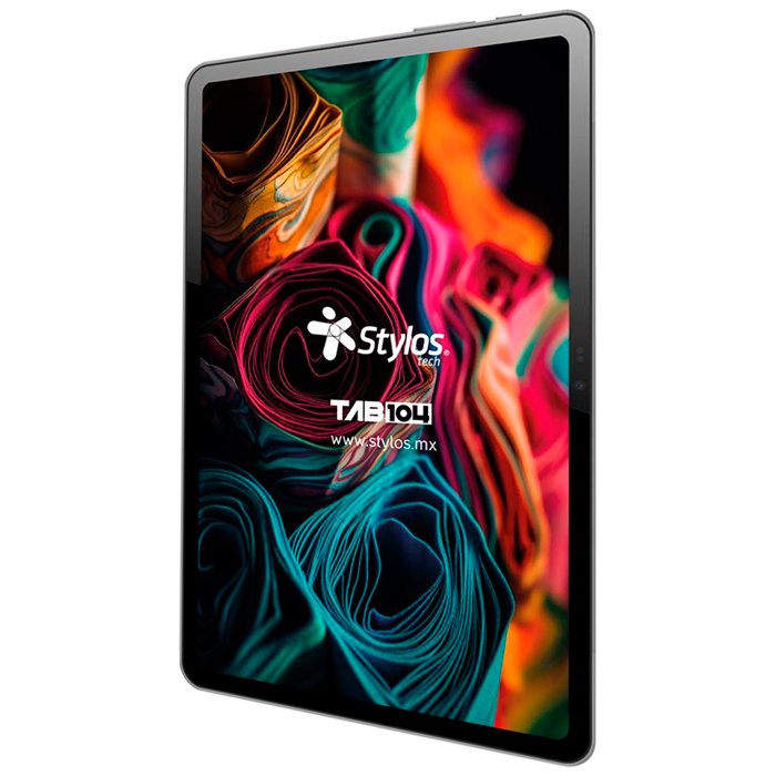 Tablet 10.4" STYLOS TAB104 Octa Core 4GB 128GB WiFi Android 13 Funda TPU USB-C Gris STTA1041G 