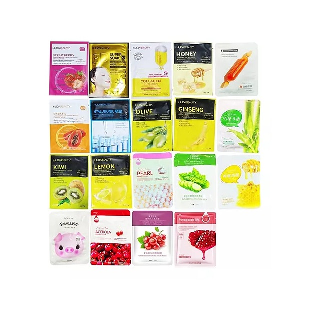 Mascarillas Coreanas Hidratantes Mix Variedad 50 Pzs Mayoreo