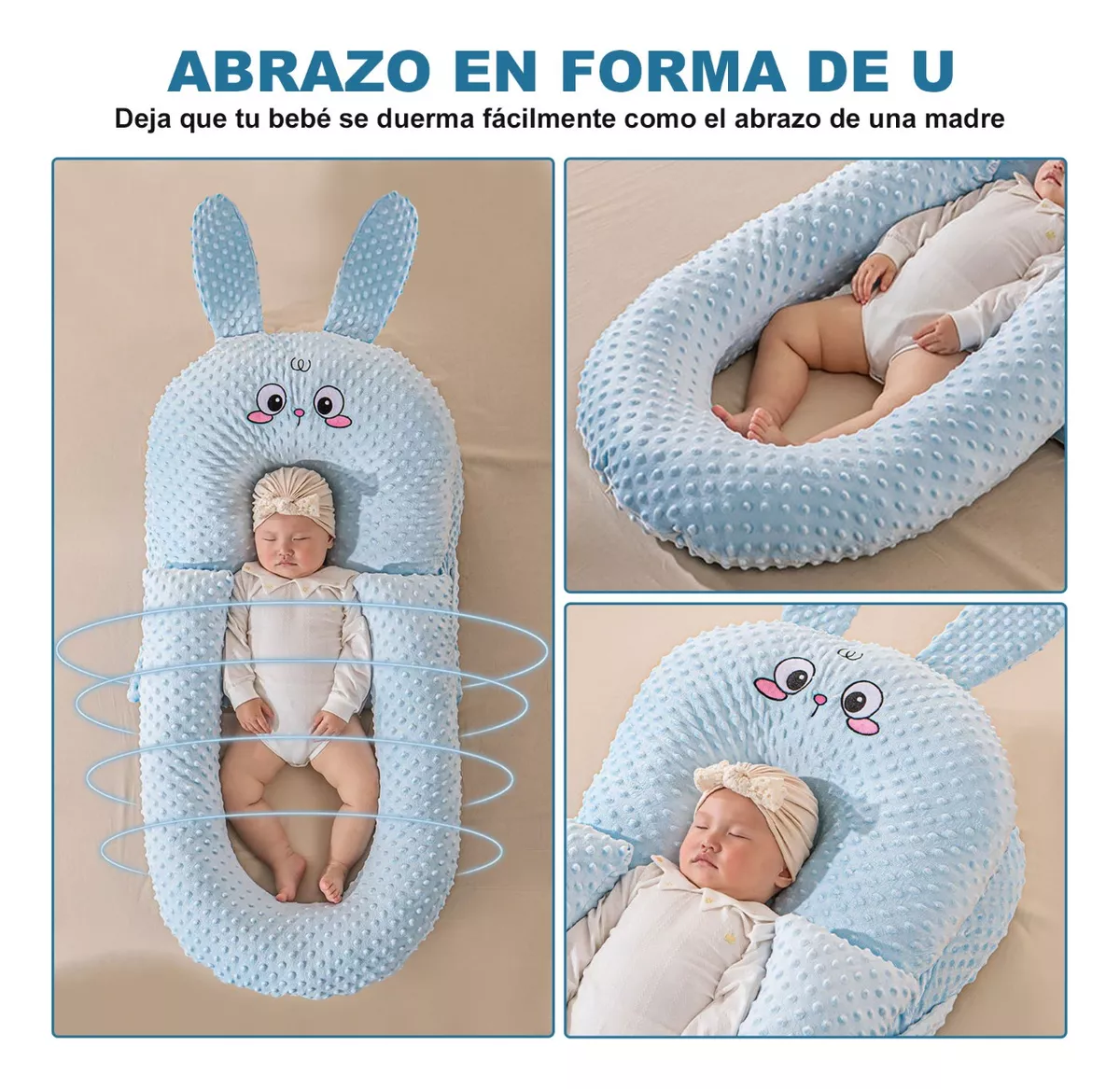 Cojín Antireflujo Almohada Para Bebé Extraíble Y Lavable