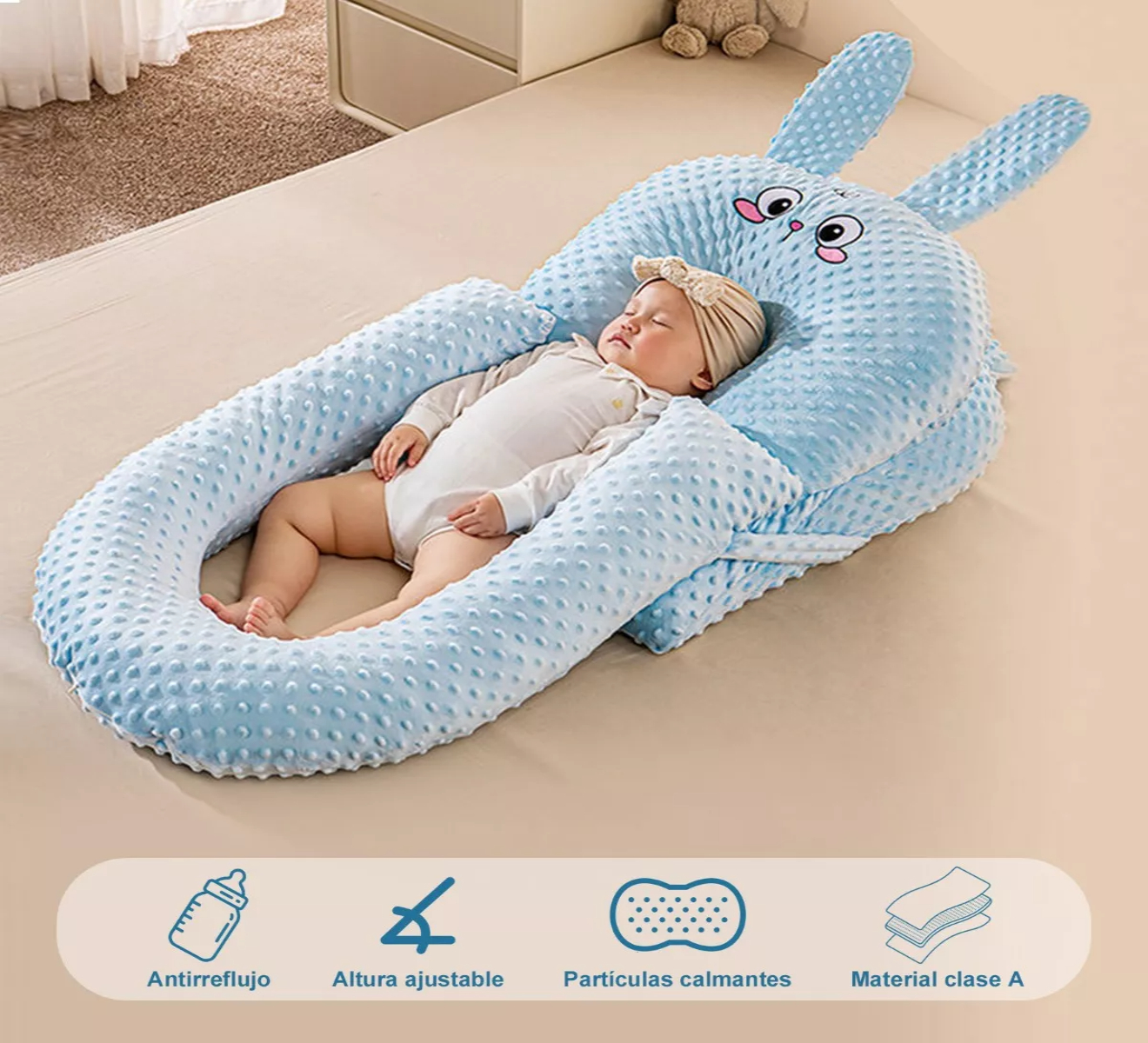 Almohada contenedora bebe sale